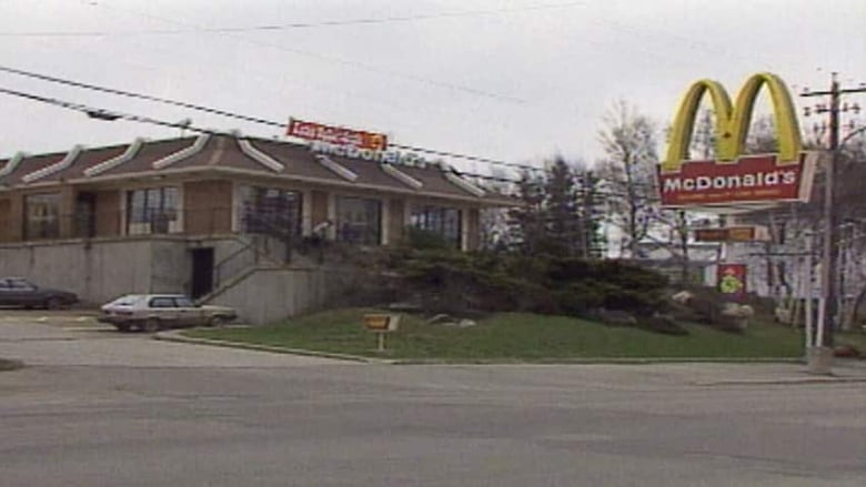 This former McDonald's restaurant in Sydney River, N.S., was the scene of a triple murder in 1992.