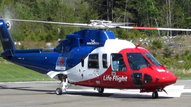 LifeFlight helicopter Nova Scotia