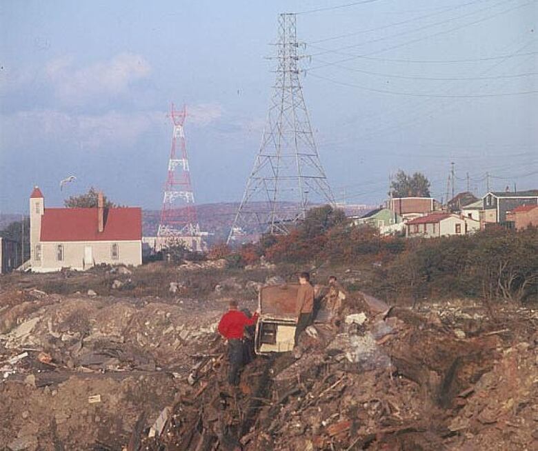 The historic community of Africville is pictured, nearby a local dumping site.