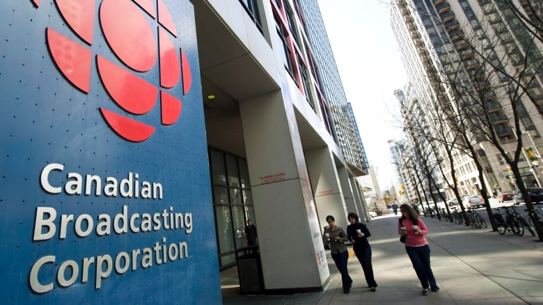 CBC Broadcasting Corporation building in downtown Toronto.