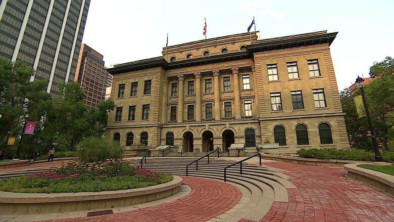 An exterior shot of the McDougall Centre.