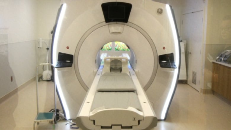 An MRI machine 