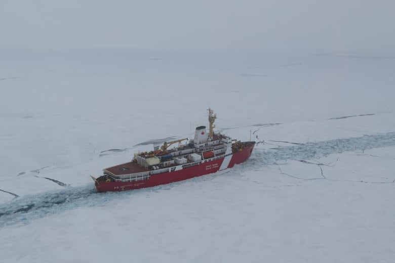 Shot of the CCGS Louis S. St-Laurent