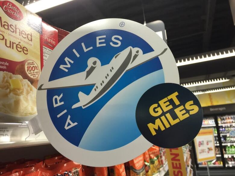 An Air Miles loyalty program logo is shown