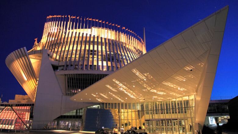 The Montreal Casino at night