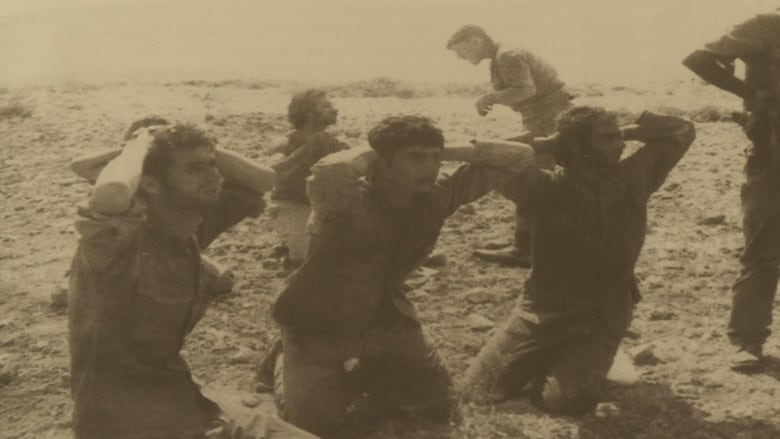 Greek Cypriot fighters are taken as prisoners of war in the summer of 1974.