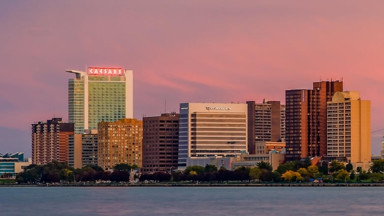 This sunset shot of the Windsor skyline is the winner of CBC Windsor's banner photo contest.