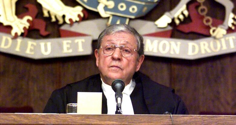 Ontario Chief Justice Roy McMurtry