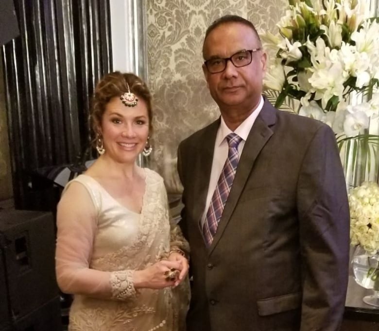 Sophie Gregoire Trudeau with Jaspal Atwal at an Indian film industry event in Mumbai in February during Prime Minister Justin Trudeau's official visit to India. 