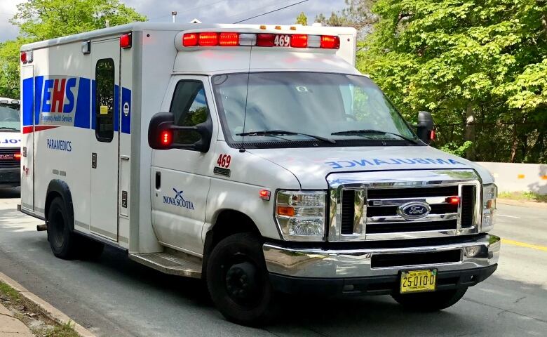 Nova Scotia EHS ambulance shown in 2018.