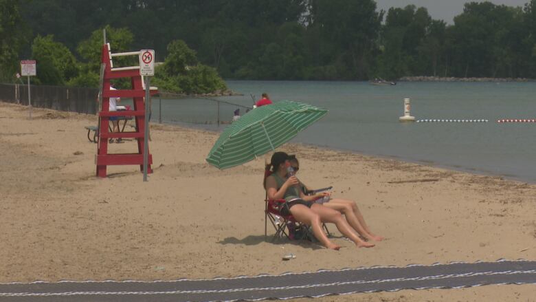 Sandpoint Beach is one of eight beaches in Windsor, Ont. which the health unit has deemed 'safe' for people to swim.