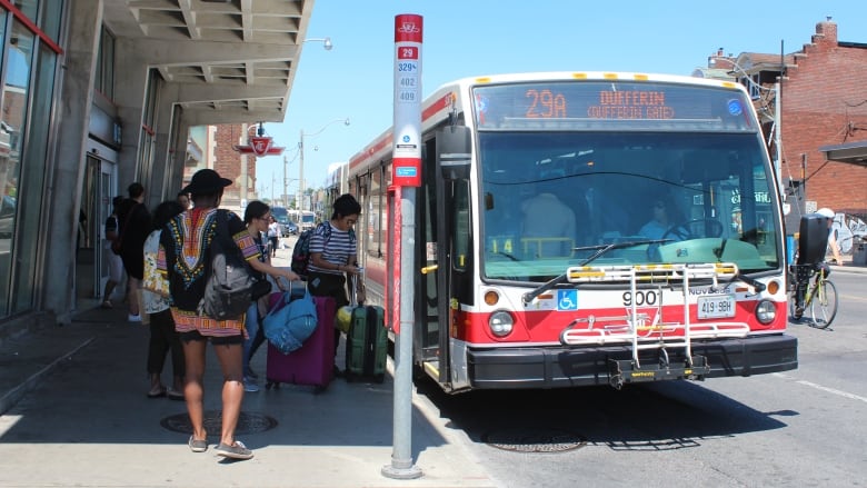 A Dufferin bus.