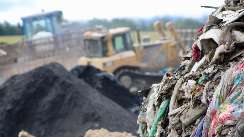 Landfill in Newport, Lake Memphremagog