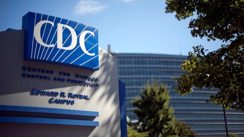 A sign marks the entrance to the federal Centers for Disease Control and Prevention (CDC) in Atlanta.