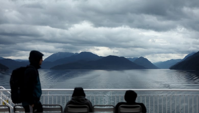 A view of the Inside Passage from aboard the B.C. Ferries 