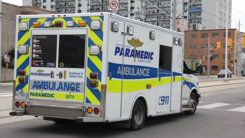 Ambulance on street