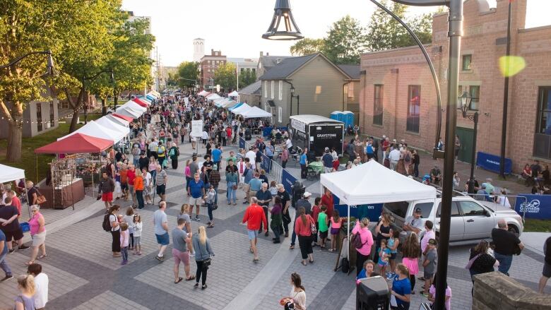 The Garrison Night Market in Fredericton.