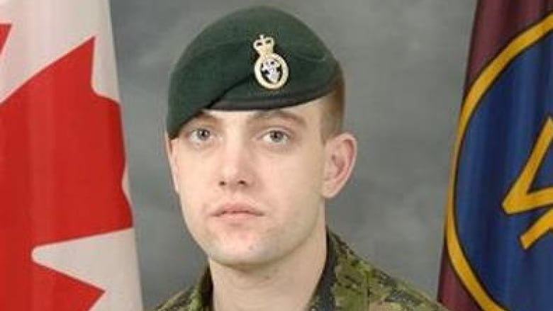 Corp. Andrew Paul Grenon is pictured in Canadian Armed Forces uniform.