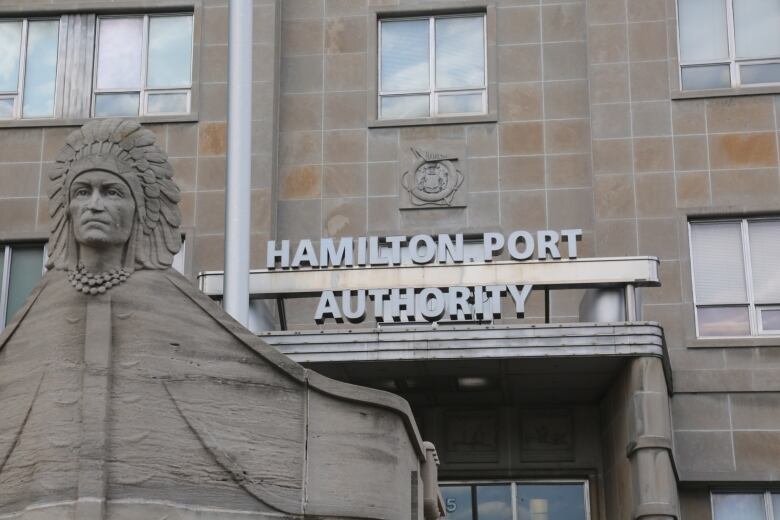 Front of Port Authority building.