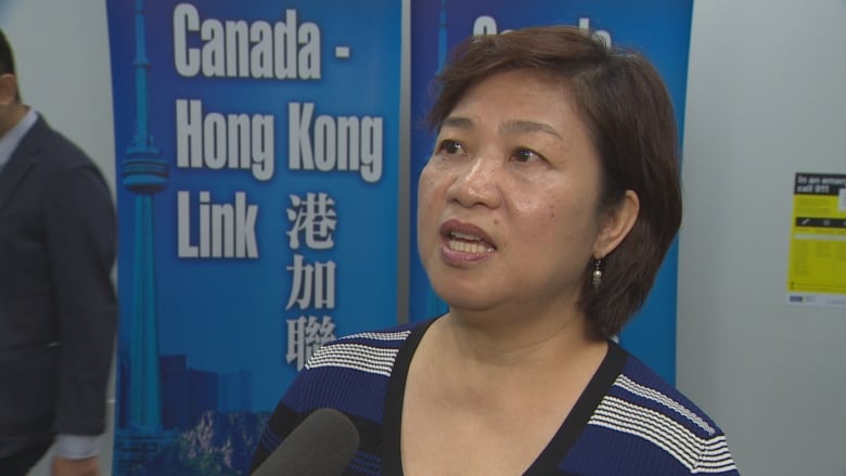 Gloria Fung, president of Canada-Hong Kong Link, says the aim of an e-petition campaign launched on Friday, Sept. 6 is to raise the awareness of all Canadians about what is going on in Hong Kong.