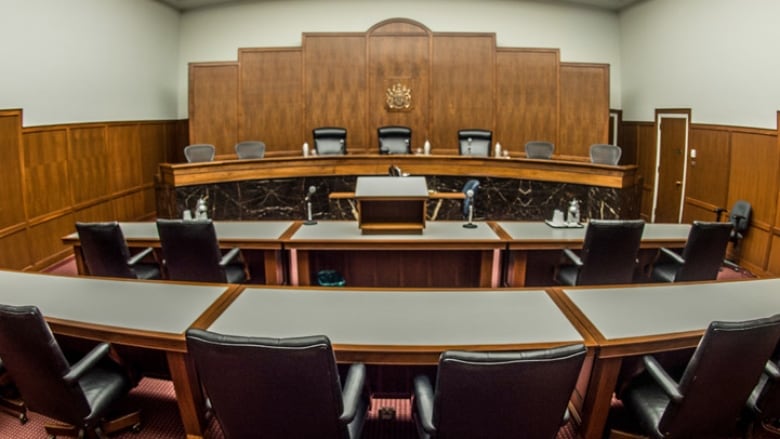 Empty court room