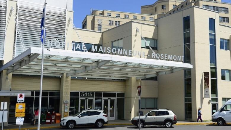 exterior shot of the Maisonneuve-Rosemont Hospital