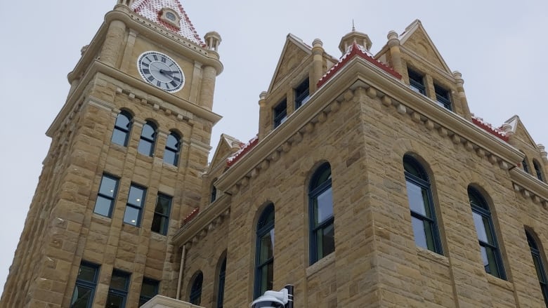 The sandstone old city hall