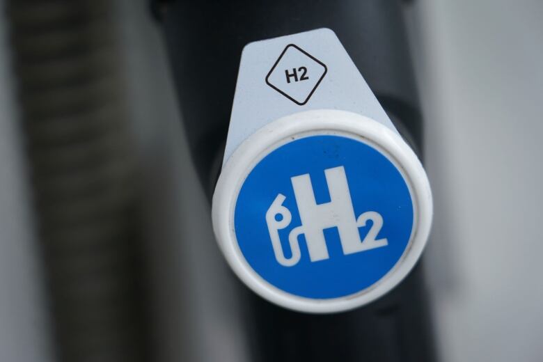 A hydrogen fuelling station.