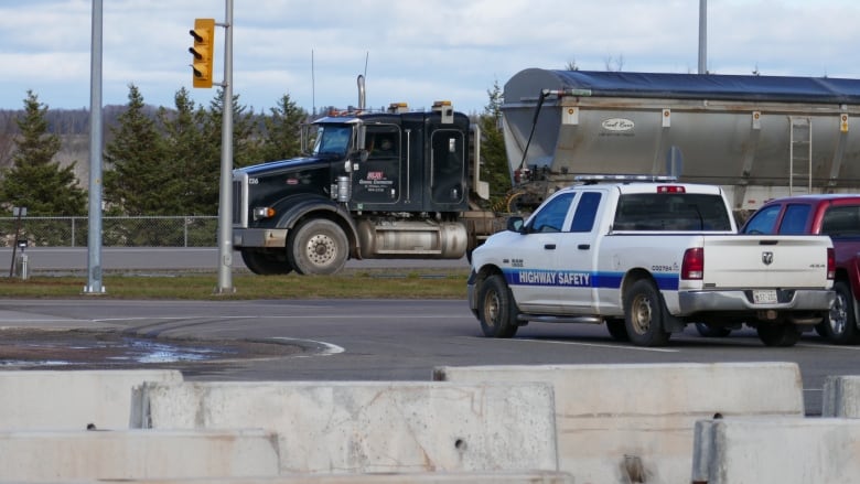 Various images of the entry point on the PEI side of the Confederation Bridge. 