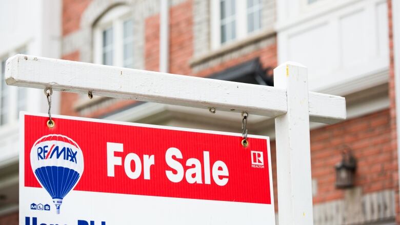 A Re/Max For Sale sign outside a home.