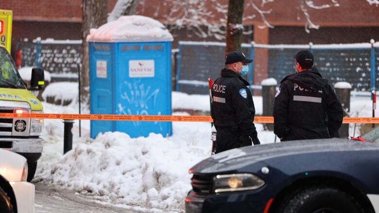 First responders were called to the corner of Milton Street and Parc Avenue just before eight Sunday morning. A man was found unconscious in a portable toilet, and was pronounced dead at the scene.