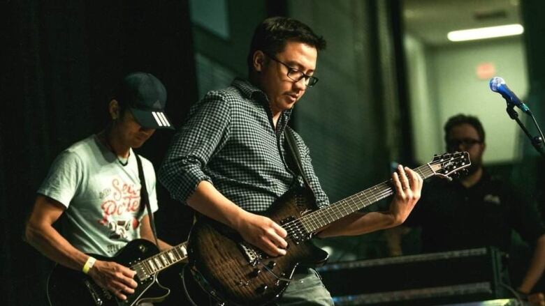 Musician Carl Flores, former guitarist for the band Lovecore in The Philippines. 