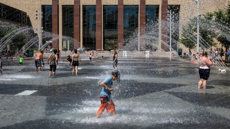 People in a pool.