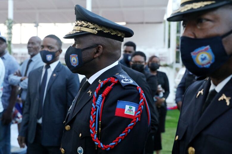 A man attends a funeral.