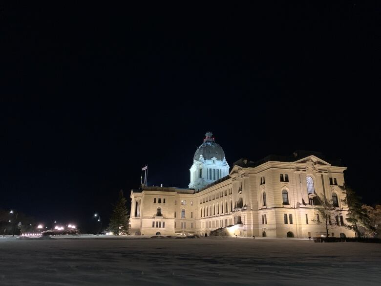 Grounds around the Legislature in Regina