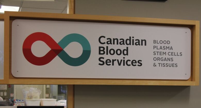 Canadian Blood Services sign