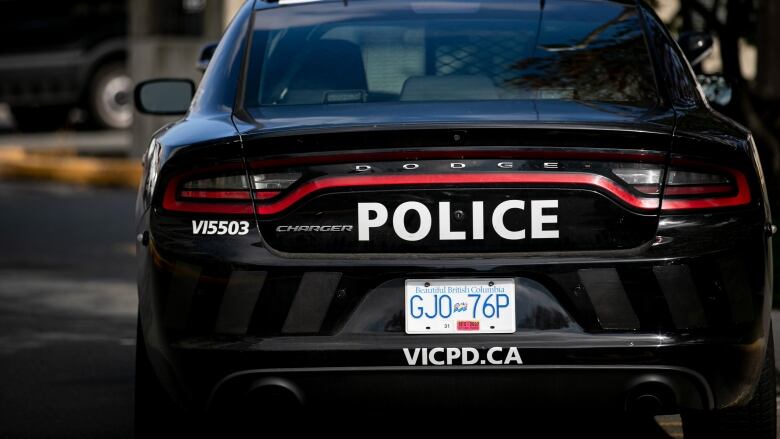 The back of a Victoria Police car.