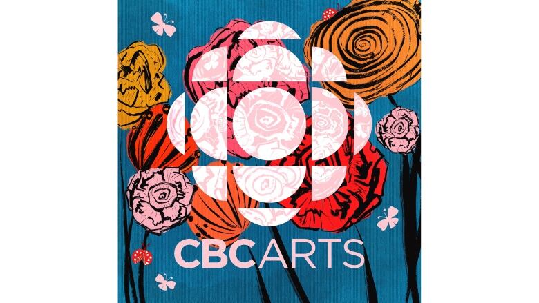 Illustrated CBC logo inspired by flowers. Background is teal and flowers are orange, yellow and pink.