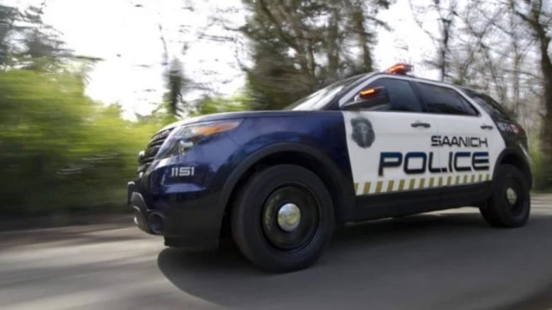 A Saanich Police Department vehicle is seen in this file photograph.