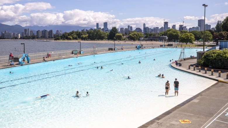 Kitsilano pool is pictured on July 13, 2020. 