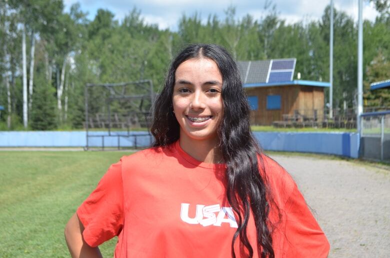 Alana Martinez, 16, is the youngest player on the American women's national baseball team. She says she's faced pressure to play softball instead of baseball, but has stood her ground because of her love for the sport.