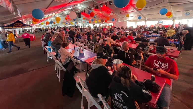 Thousands piled under a tent in downtown Charlottetown this weekend for a taste of Island seafood.