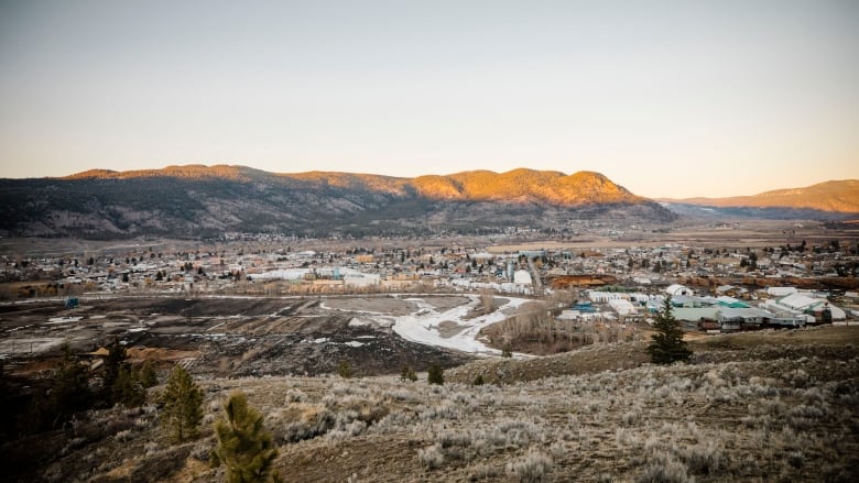 The City of Merritt, B.C., on Feb. 16, 2022.