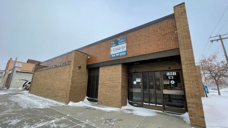 The Regina Food Bank plans to transform this former SLGA store at 1881 Broad Street into a food hub that operates five days a week.