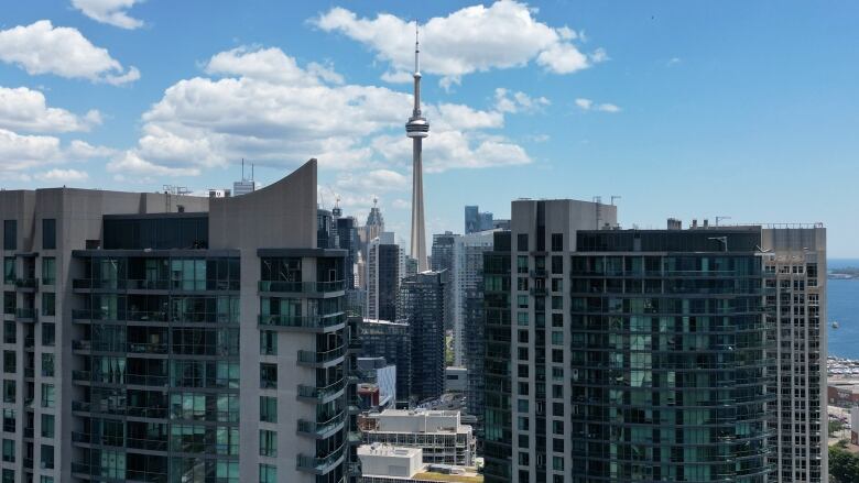 A view of downtown Toronto. CBRE says Toronto's downtown office vacancy rate reached 15.3 per cent in the first quarter of this year, the highest level Canada's largest office market has seen since 1995.