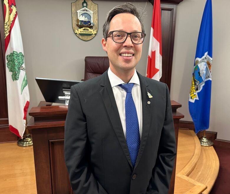 Summerside Mayor Dan Kutcher, photographed at his December 2022 swearing-in.  