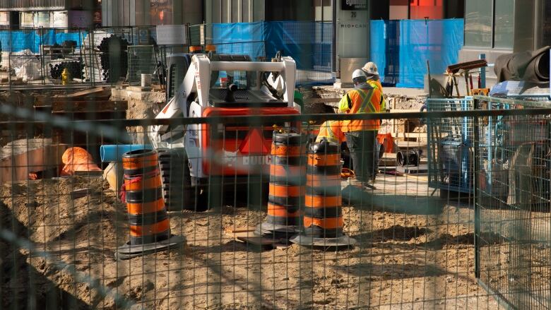 The LRT construction at Yonge and Eglinton as seen on Dec. 8, 2022.