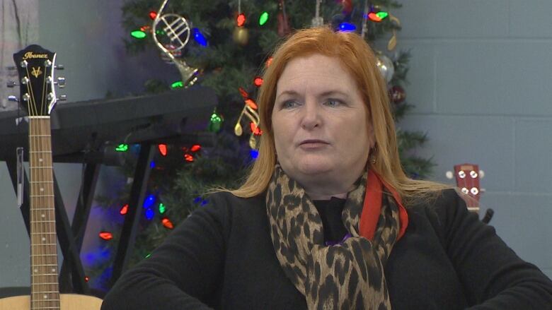 Woman sitting inside the Community Outreach Centre in Charlottetown is The Adventure Group's executive director Roxanne Carter-Thompson.