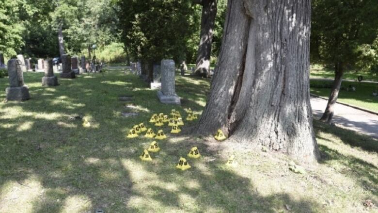 Ontario's Special Investigations Unit released this image of the scene in a Hamilton ceremony where a man who killed three during a shooting spree this September was shot and killed by police officers. 