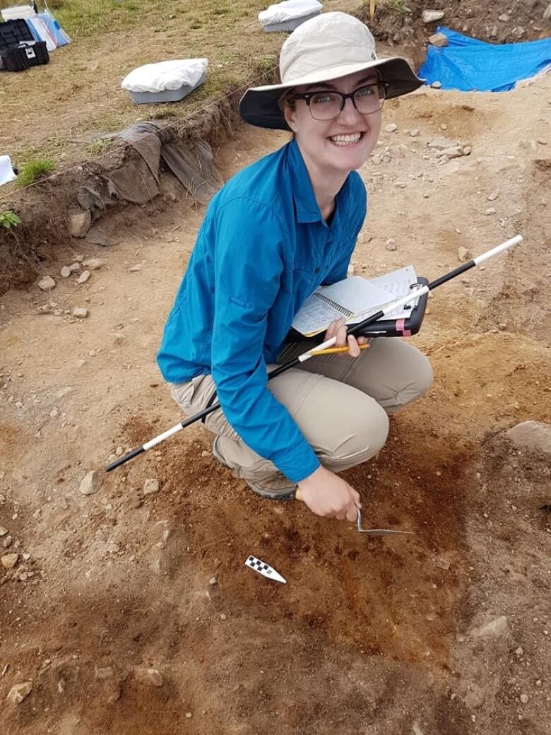 Mallory Moran is the archaeologist for the Cape Breton field unit for Parks Canada.